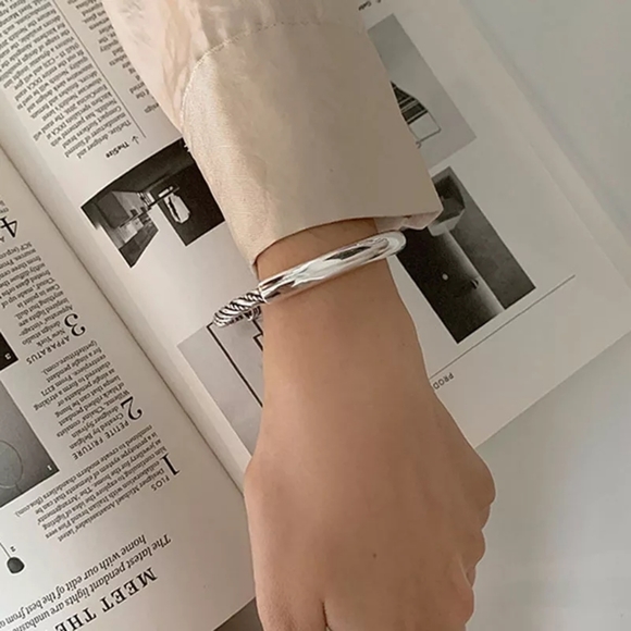 Chunky Cuff 925 Sterling Silver Bracelet  NEW - Picture 6 of 9